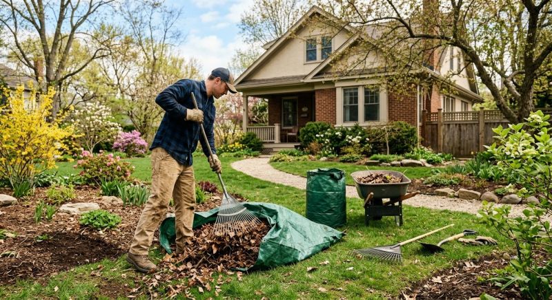 Spring Lawn Cleanup in Ventura County, CA